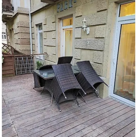 아파트 Park Bismarckstrasse-terrasse 바트키싱엔